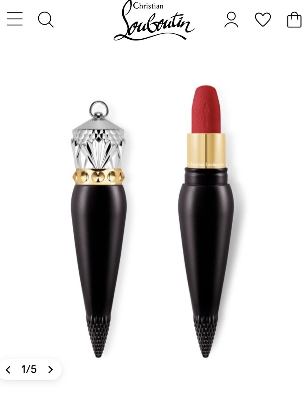 Christian Louboutin Rouge Louboutin Velvet Matte Lipstick  Red Dramadouce 005M